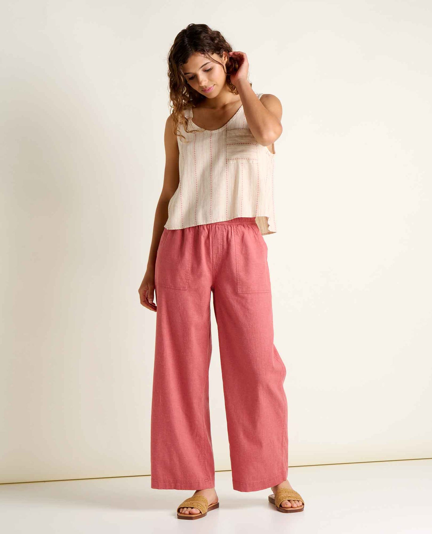 Taj Hemp Button Back Tank - Dear John