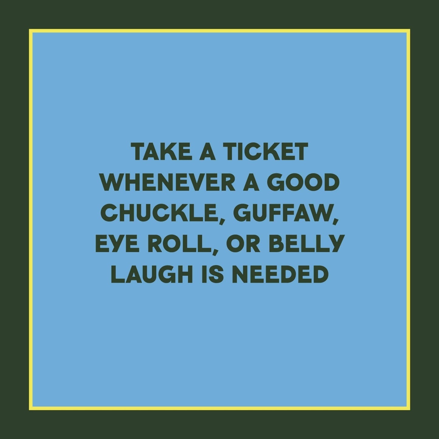 Take - a - Ticket: Dad Jokes - Dear John