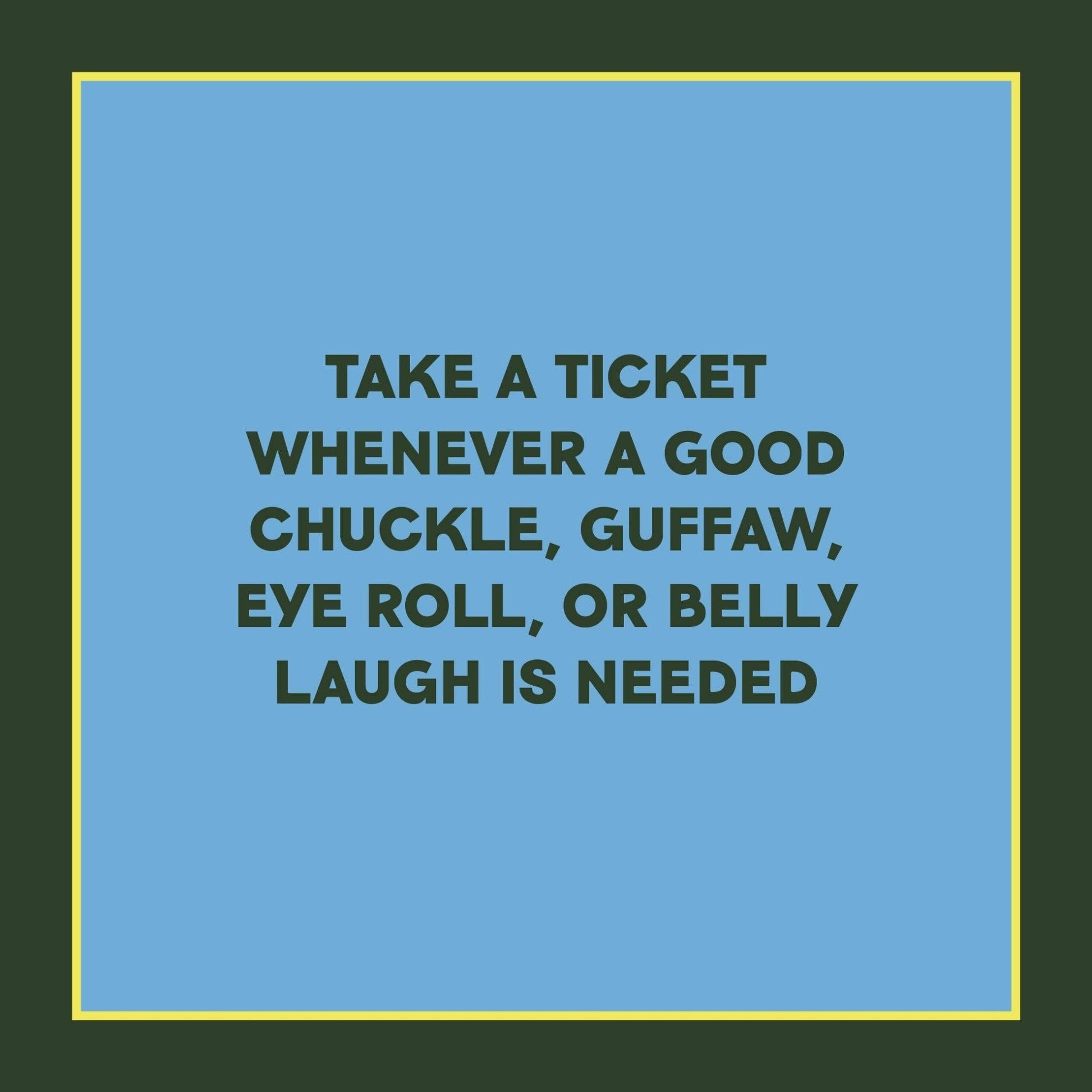 Take - a - Ticket: Dad Jokes - Dear John