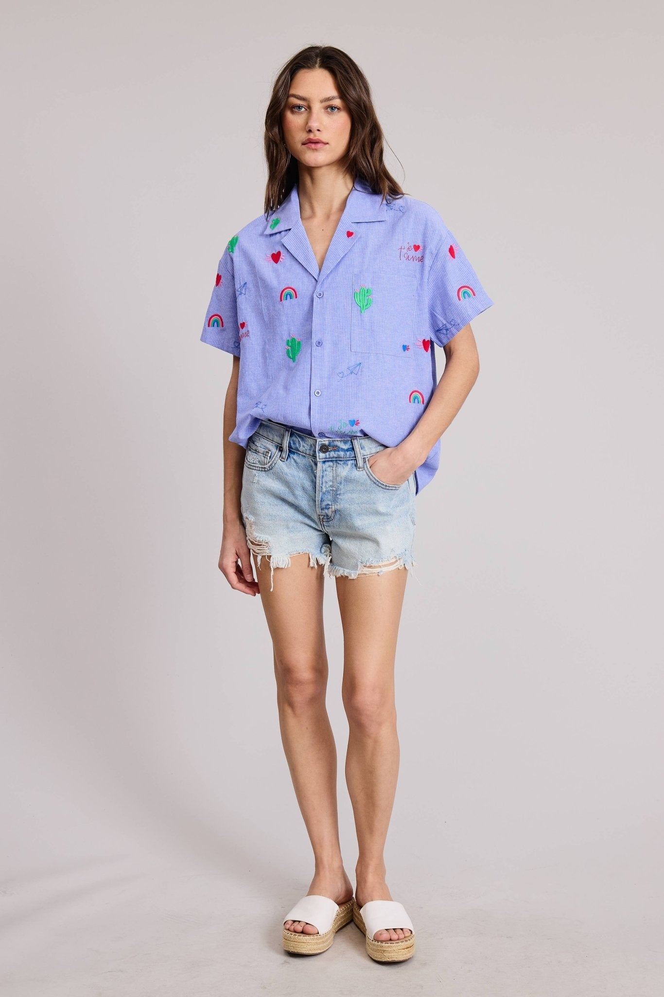 Taylor Woven Shortsleeve Shirts - Dear John