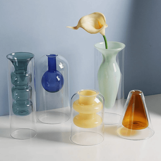 Terrarium Hydroponic Colored Glass Vase - Dear John