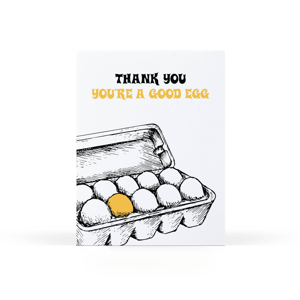 Thank You Good Egg Greeting Card - Dear John