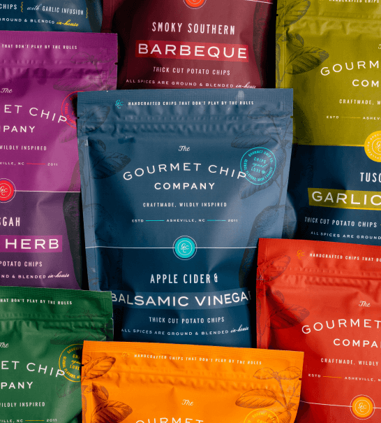 The Gourmet Chip Company - Apple Cider and Balsamic Vinegar Thick Cut Potato Chips - Case of 12 - Dear John