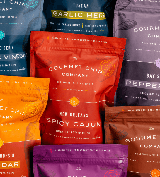 The Gourmet Chip Company - New Orlean's Spicy Cajun Thick Cut Potato Chips - Case of 12 - Dear John