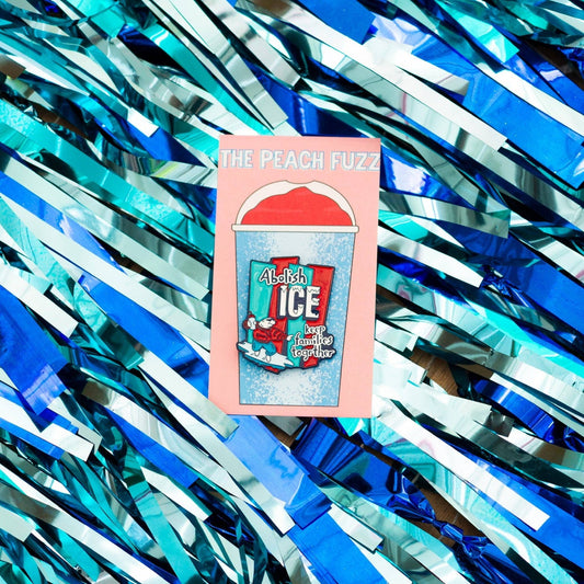 The Peach Fuzz - Abolish ICE Enamel Pin - Dear John