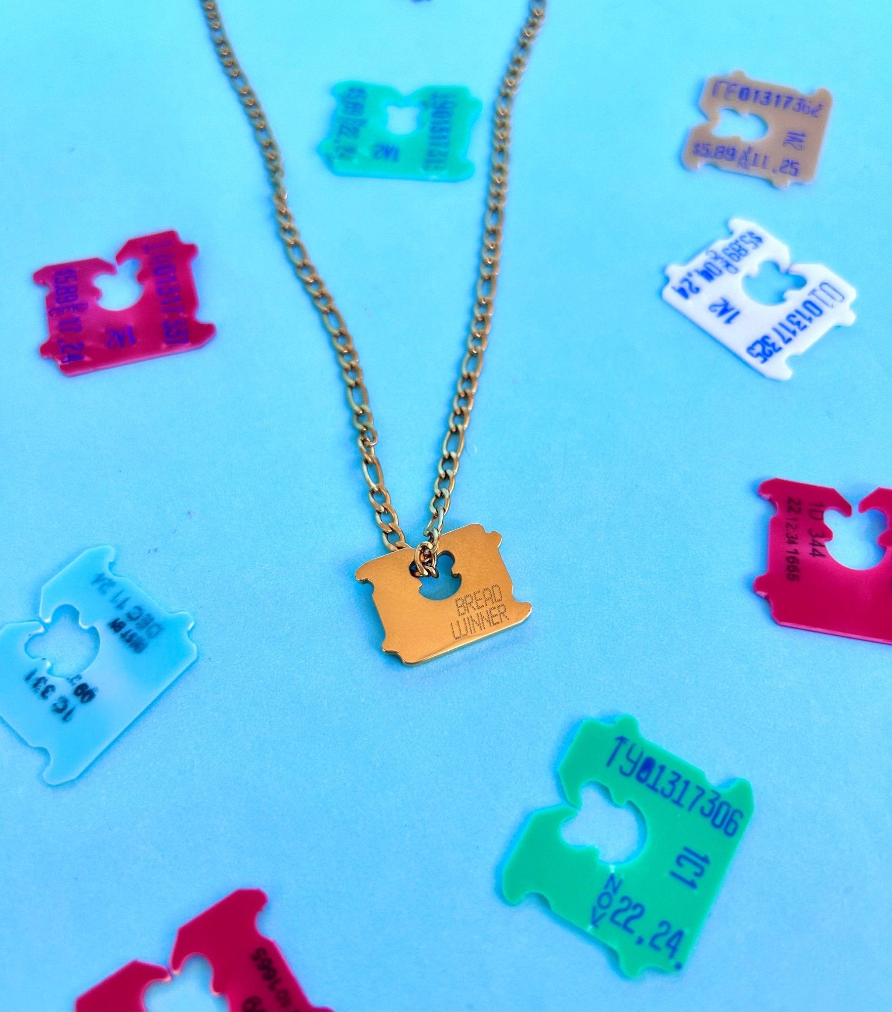 The Peach Fuzz - Bread Winner Necklace - Dear John