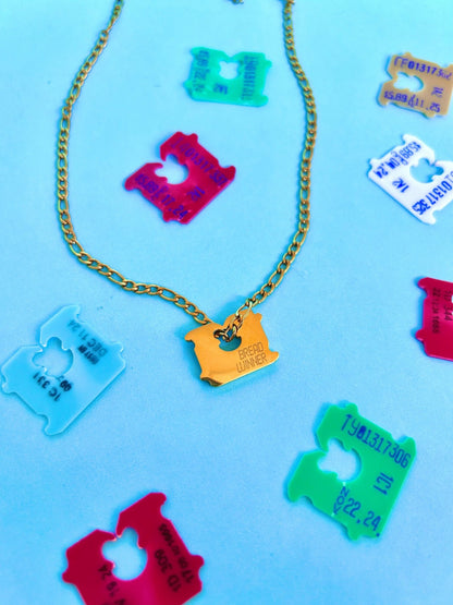 The Peach Fuzz - Bread Winner Necklace - Dear John