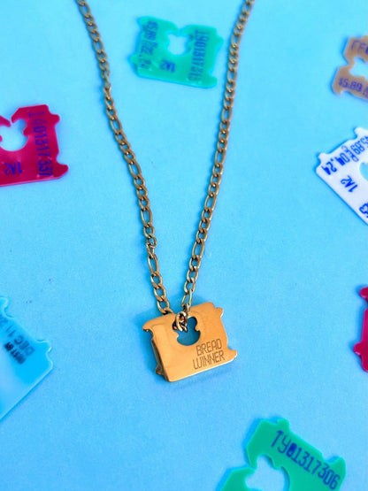 The Peach Fuzz - Bread Winner Necklace - Dear John