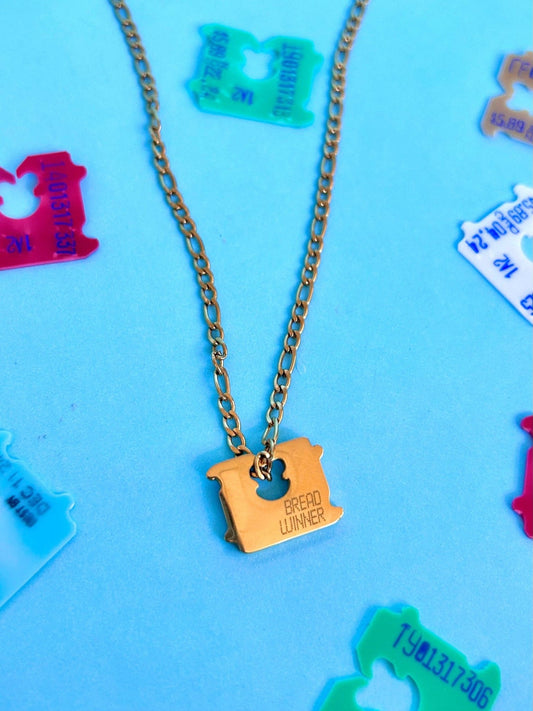 The Peach Fuzz - Bread Winner Necklace - Dear John