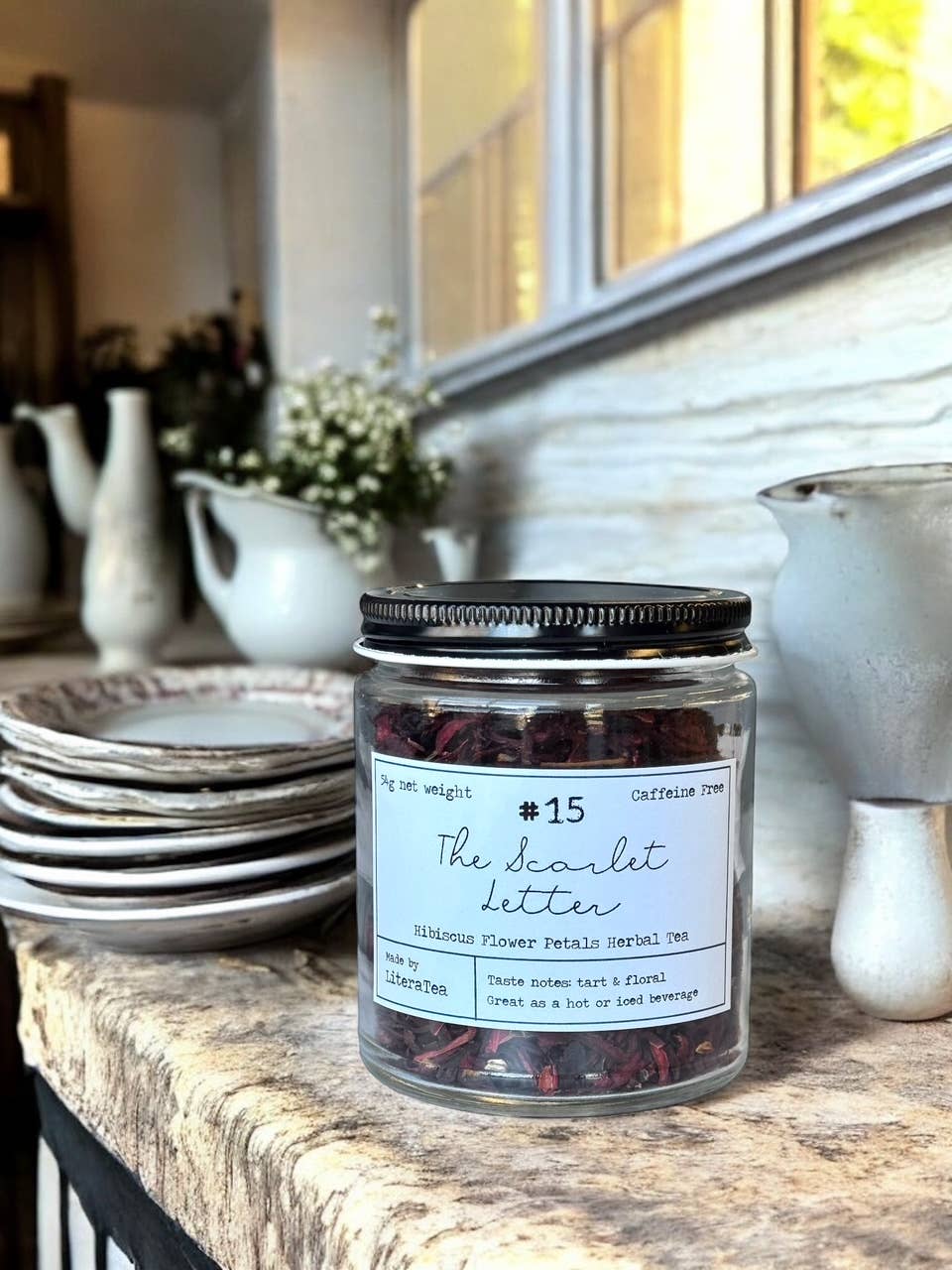 The Scarlet Letter Hibiscus Flower Loose Leaf Tea - Dear John