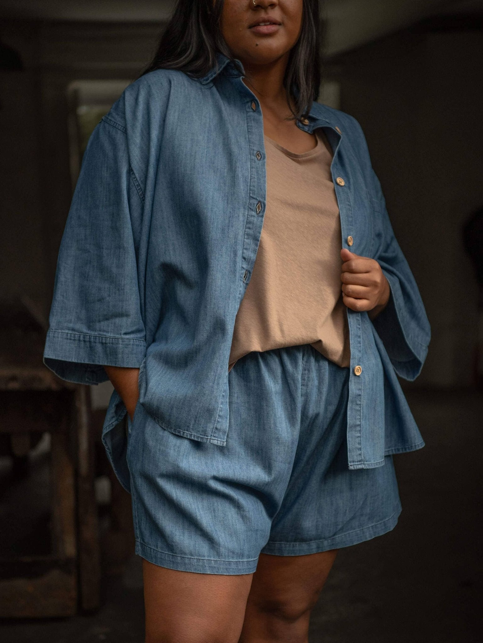 The Simple Folk - The Chambray Denim Shirt - Dear John