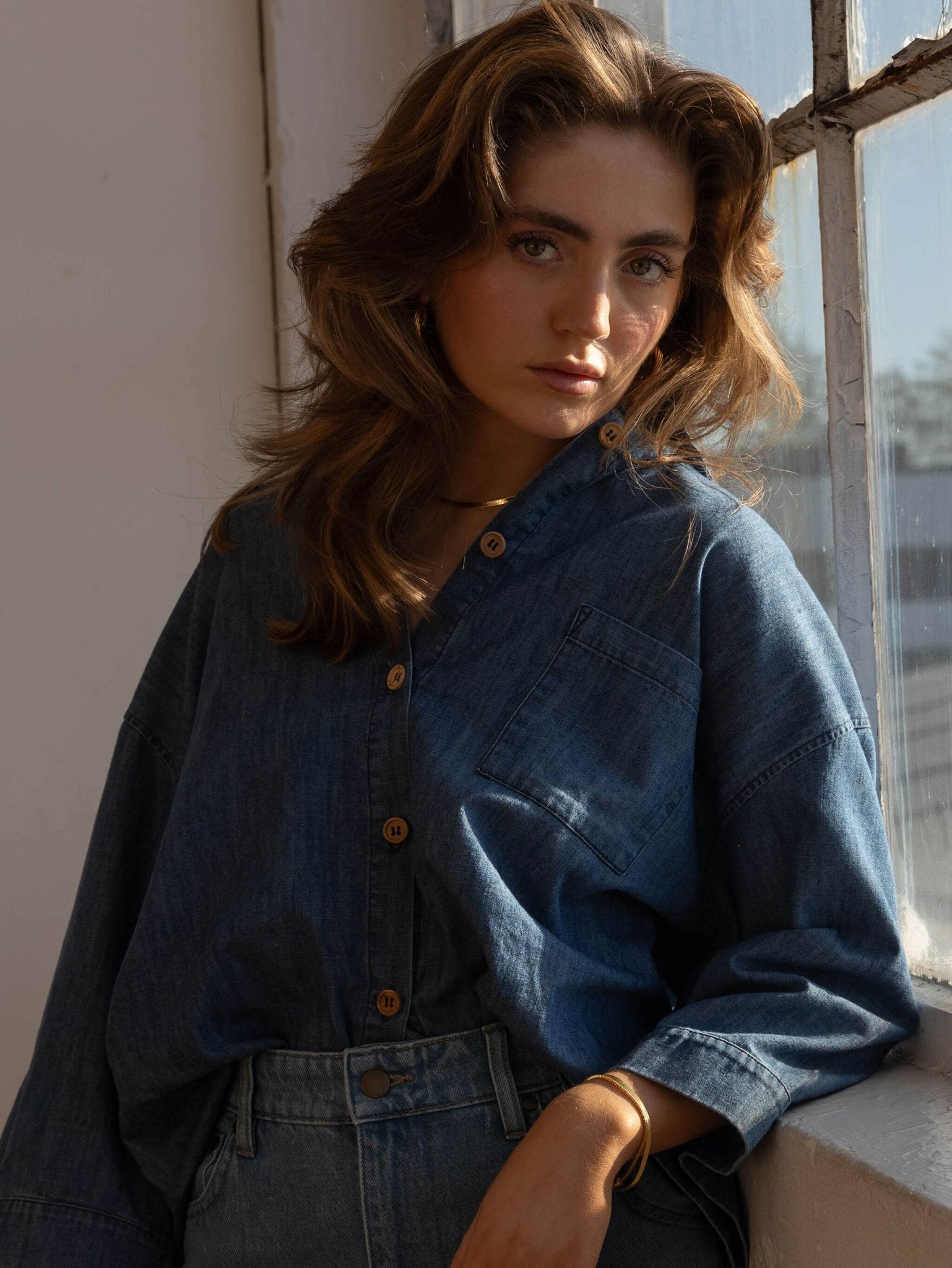 The Simple Folk - The Chambray Denim Shirt - Dear John