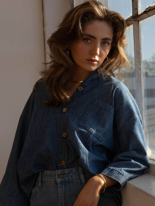 The Simple Folk - The Chambray Denim Shirt - Dear John