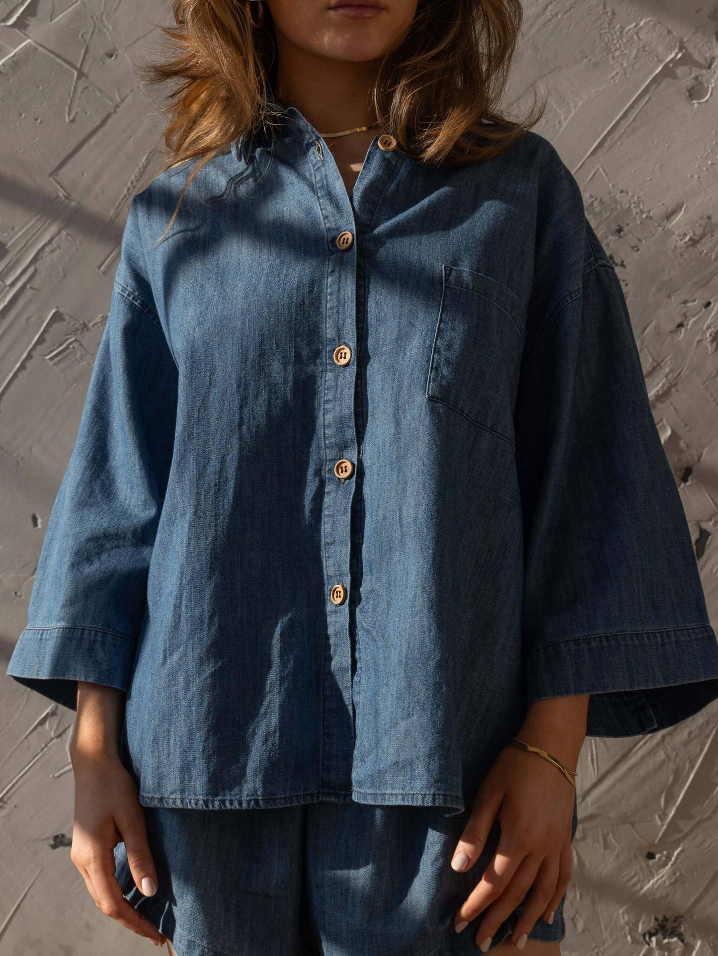 The Simple Folk - The Chambray Denim Shirt - Dear John