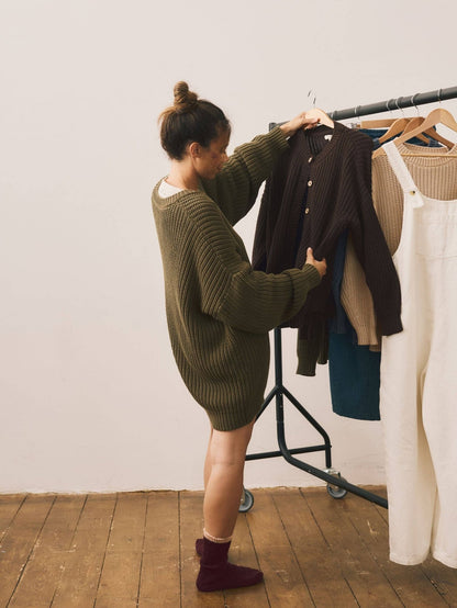 The Simple Folk - The Chunky Knit Cardigan - Women's - Dear John