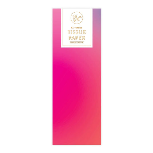 The Social Type - Colorful Gradient Tissue Paper - Dear John