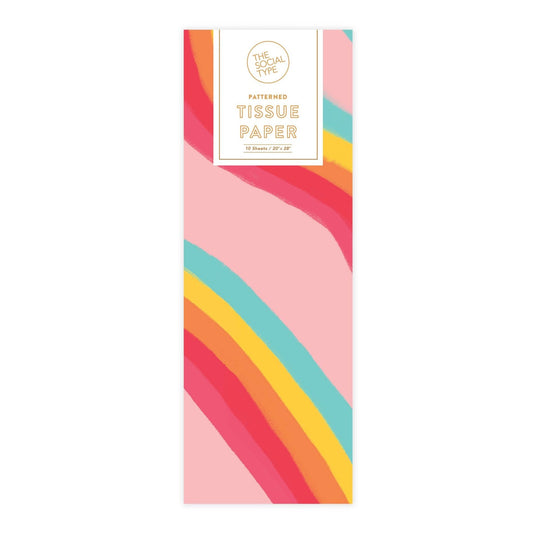 The Social Type - Rainbow Ribbon Tissue Paper - Dear John