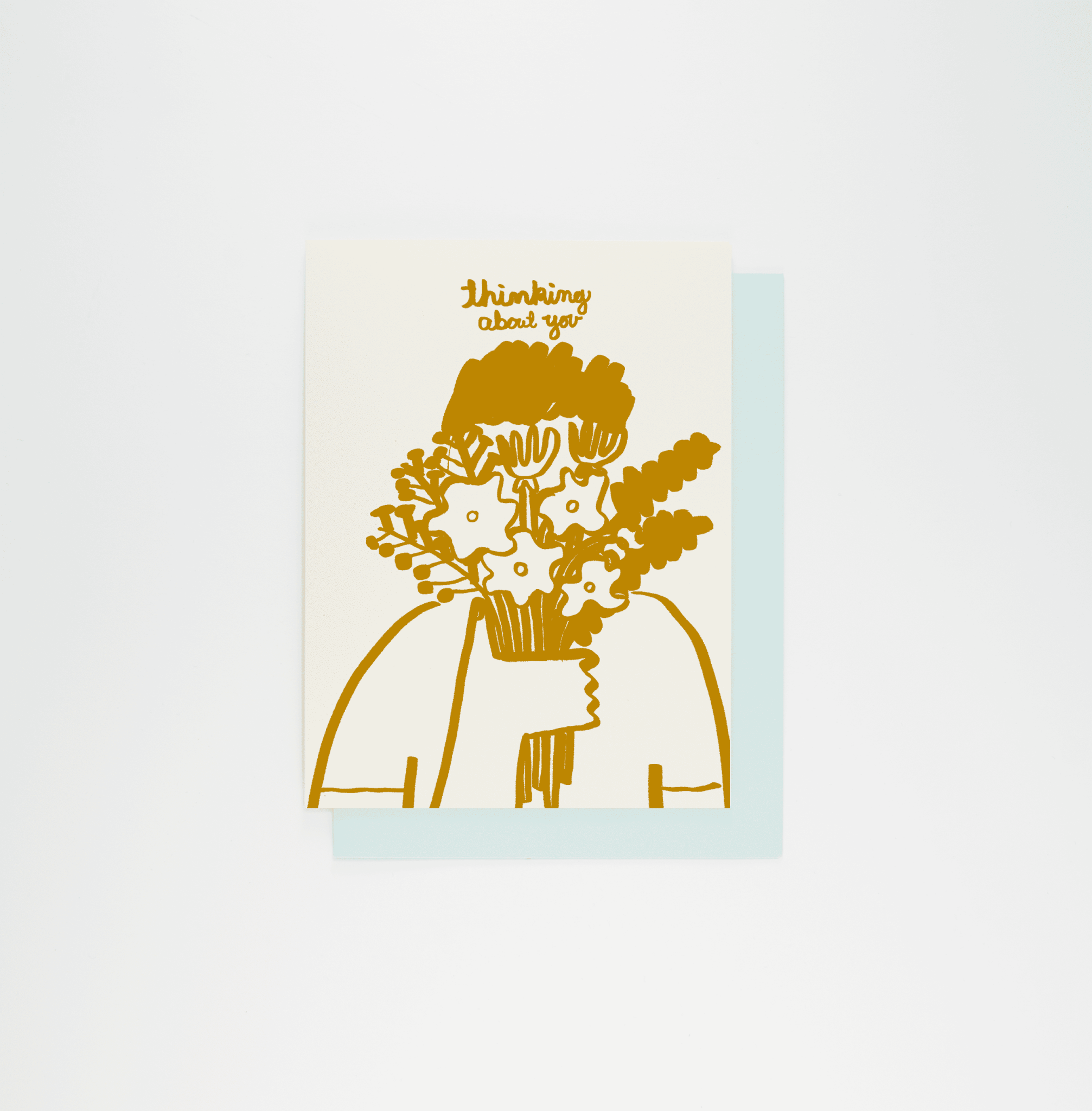 Thinking About You Letterpress Card 💭❤️ - Dear John