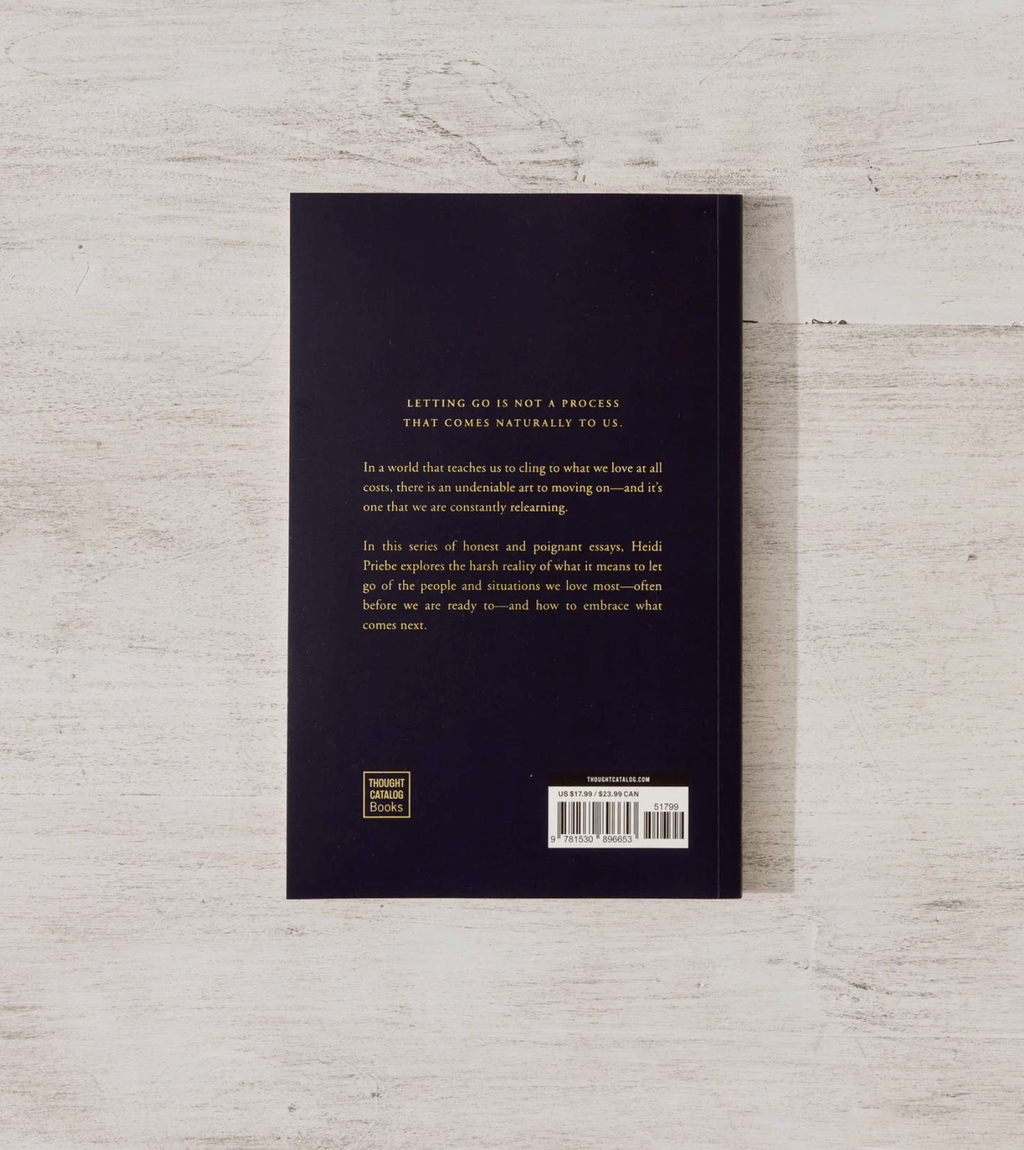 This Is Me Letting You Go - book - Dear John