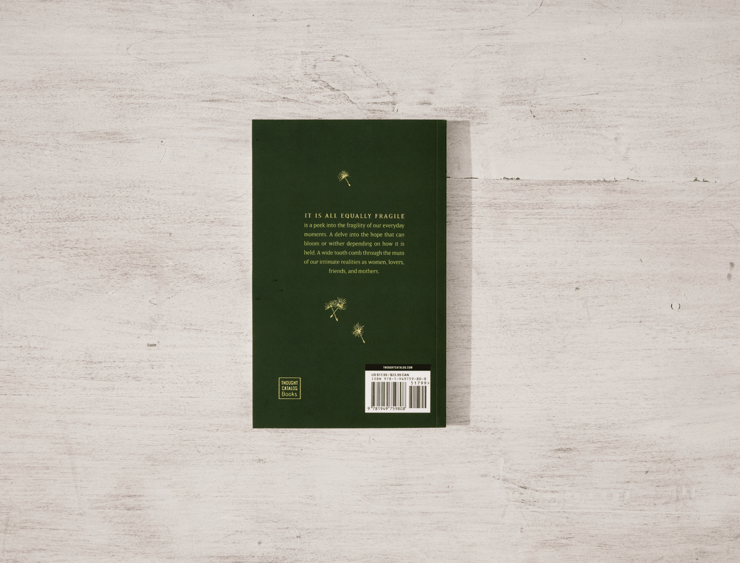 Thought Catalog - It Is All Equally Fragile - poetry book - Dear John
