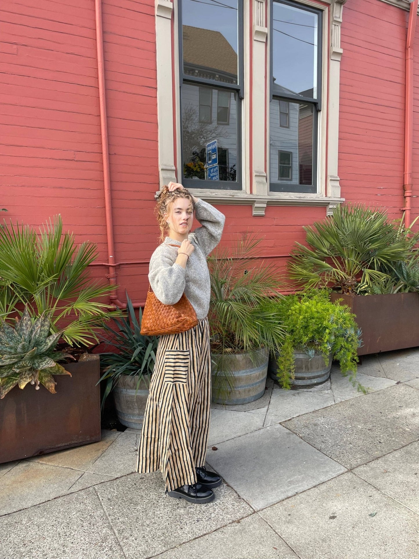 Tilda Skirt Black & Camel - Dear John