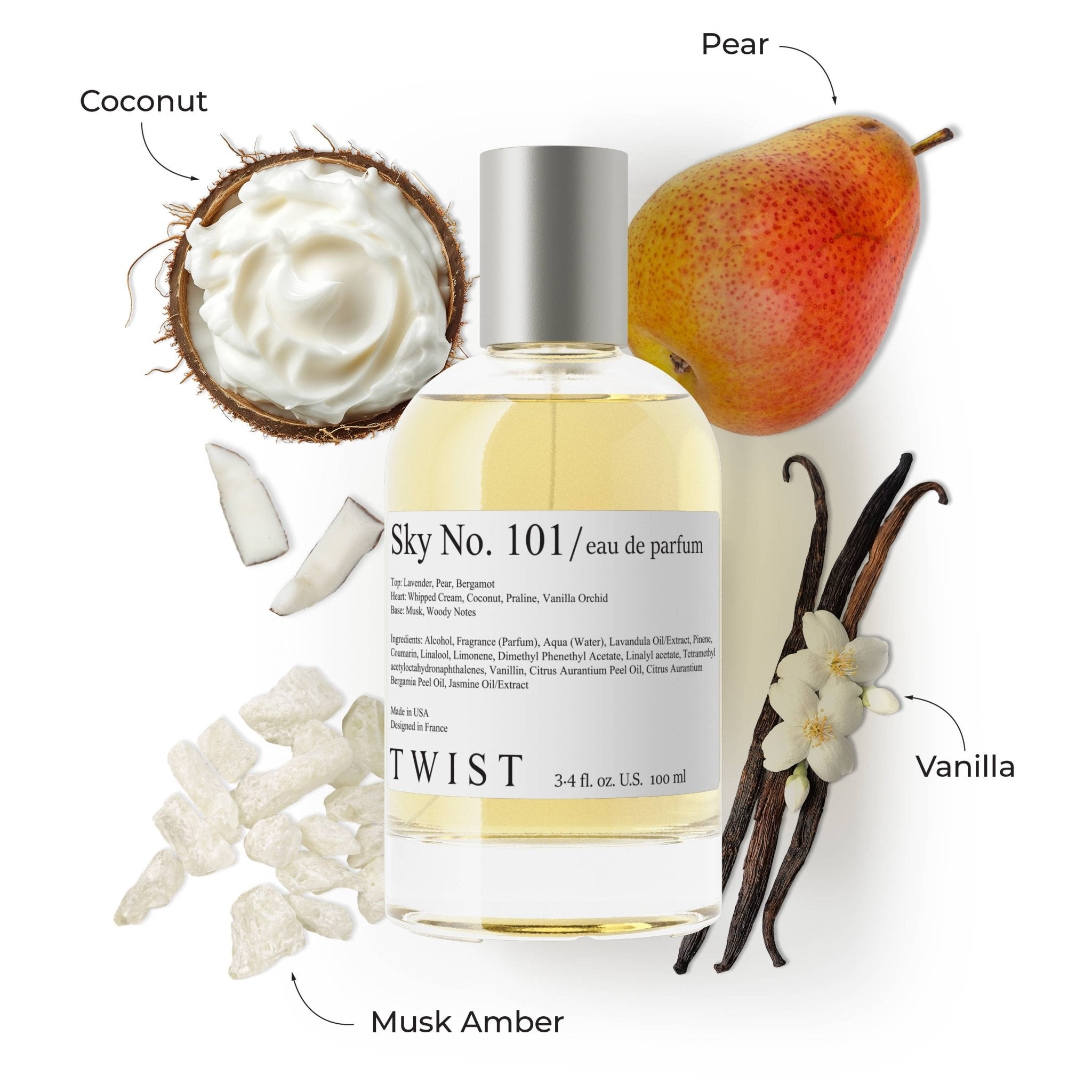 Twist Sky No.101 — Inspired by A. Grande’s Cloud Perfume (100ml EDP) - Dear John