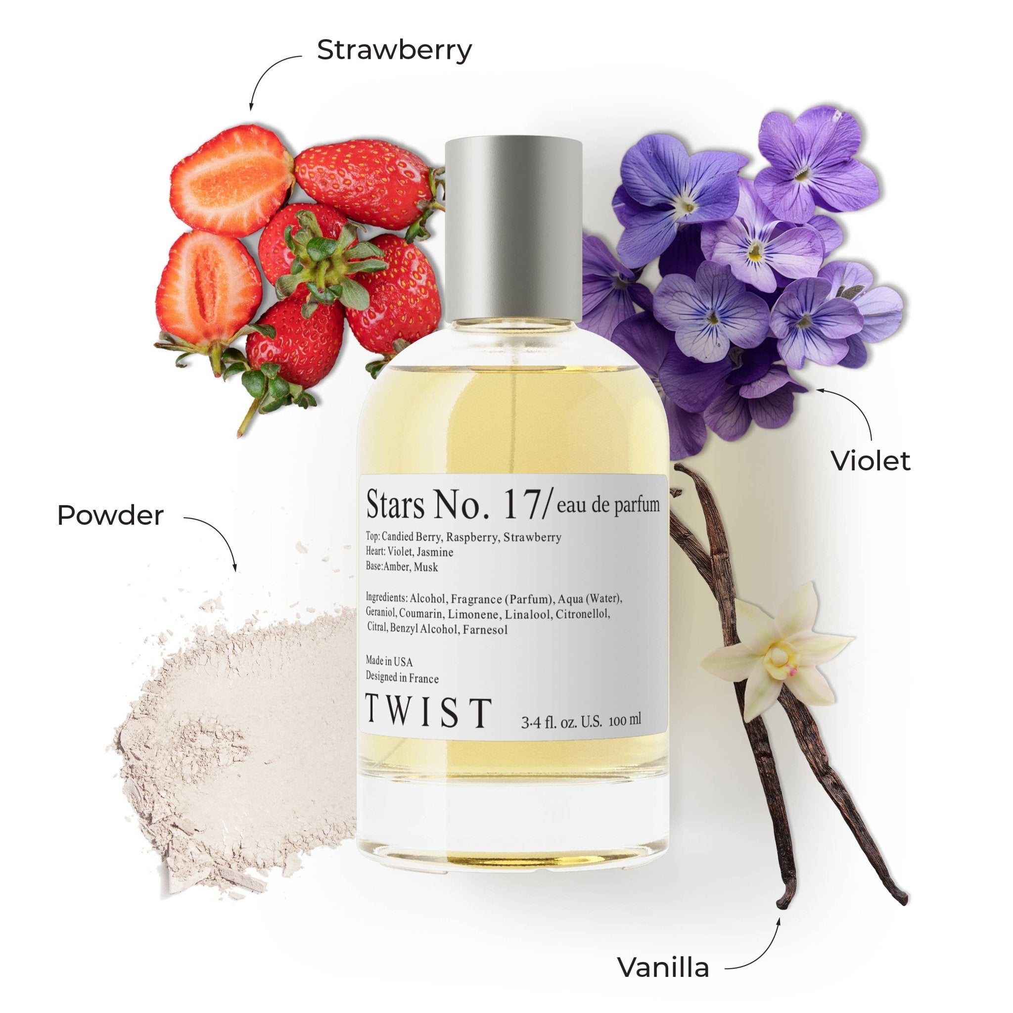 Twist Stars No.17 — Inspired by B. Her Perfume (100ml EDP) - Dear John