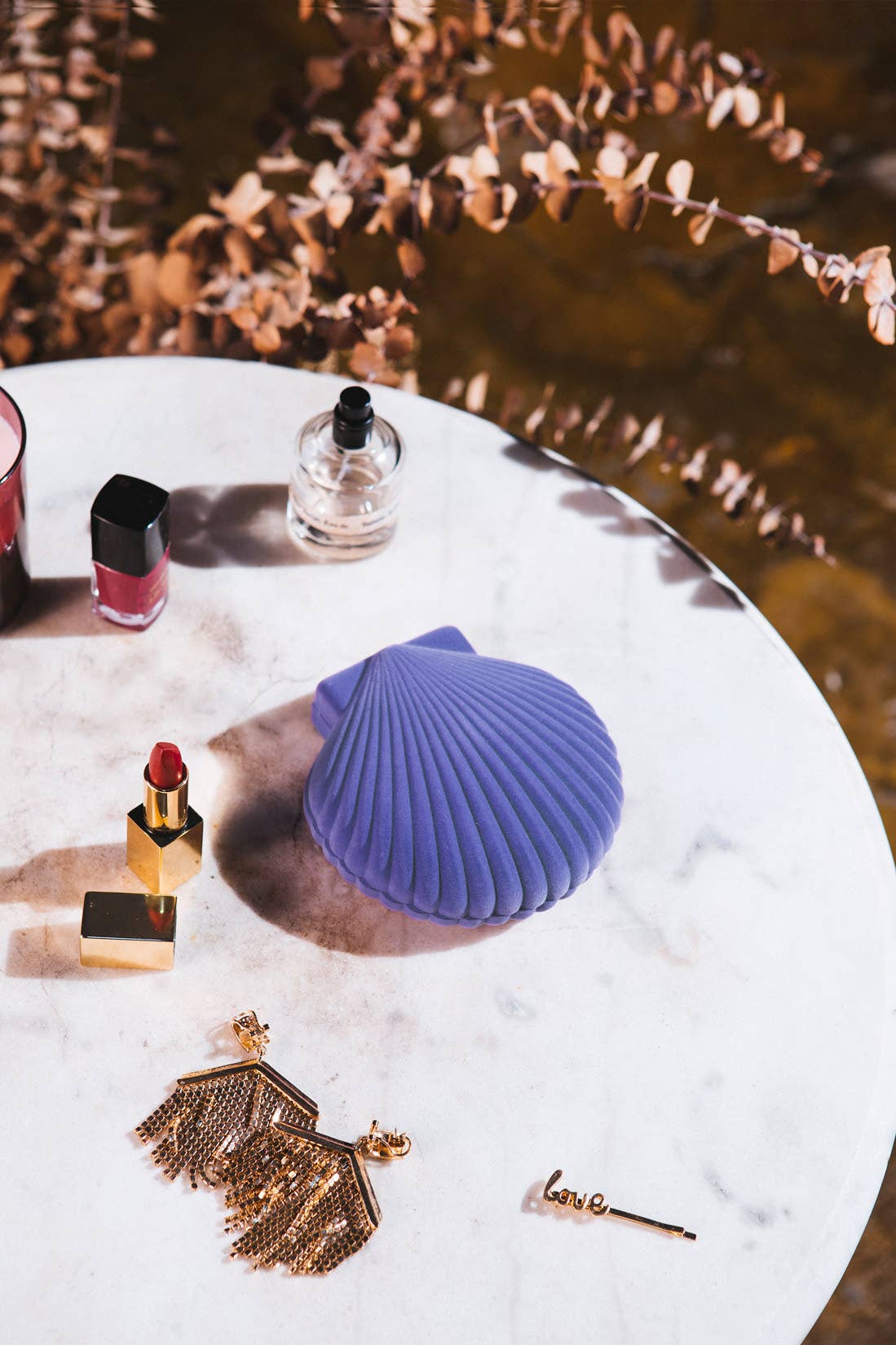 Venus Velvet Storage Box, Purple - Dear John