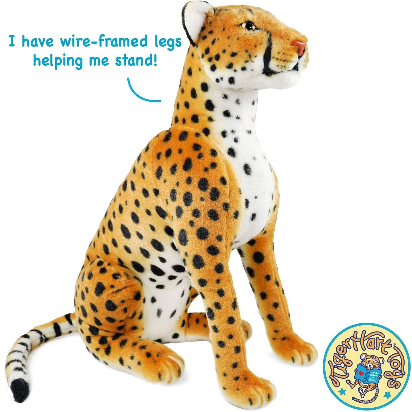 VIAHART Toy Co. - Cecil The Cheetah | 26 Inch Stuffed Animal Plush | By TigerHart Toys - Dear John