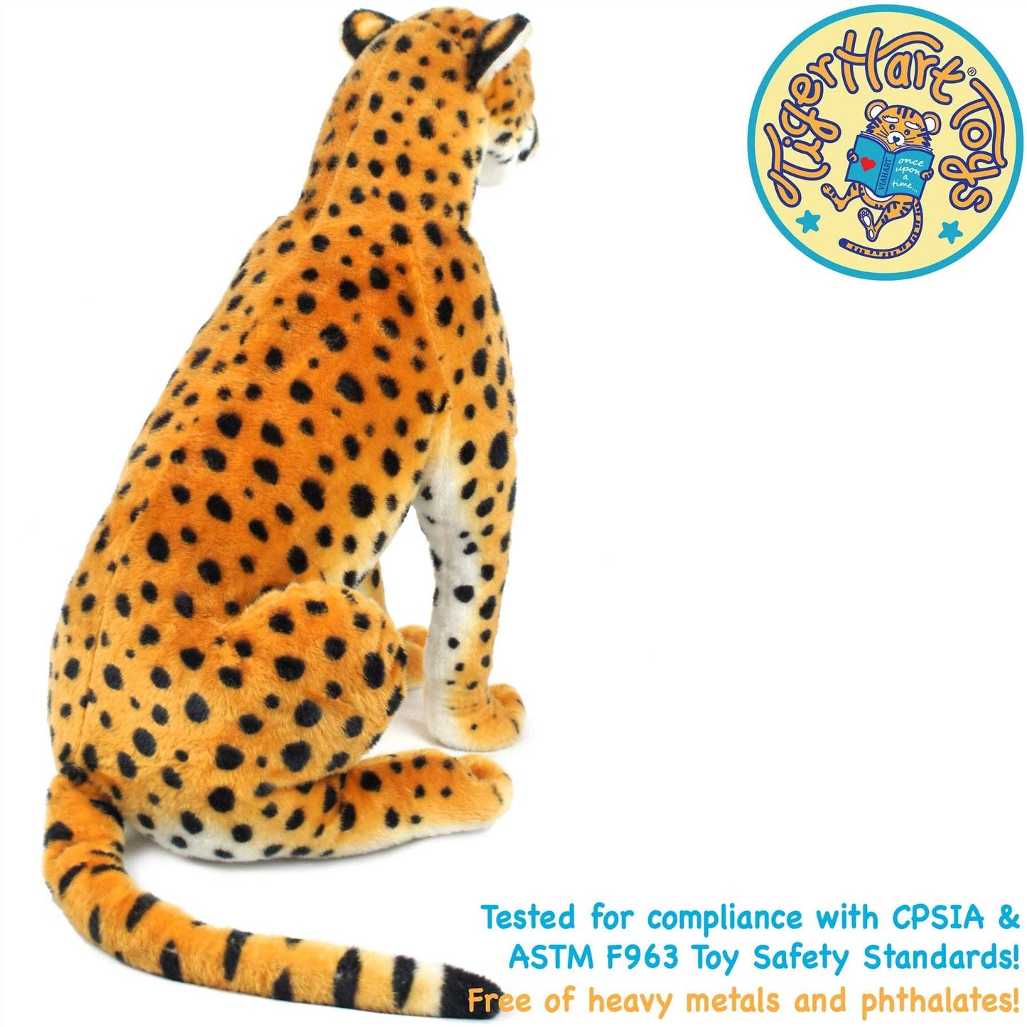 VIAHART Toy Co. - Cecil The Cheetah | 26 Inch Stuffed Animal Plush | By TigerHart Toys - Dear John