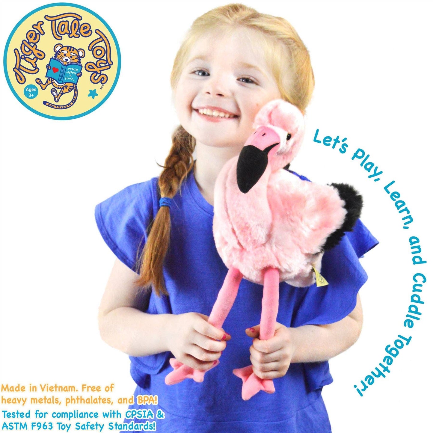 VIAHART Toy Co. - Fay The Flamingo | 13 Inch Stuffed Animal Plush - Dear John