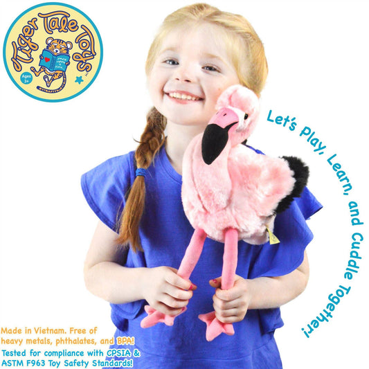 VIAHART Toy Co. - Fay The Flamingo | 13 Inch Stuffed Animal Plush - Dear John