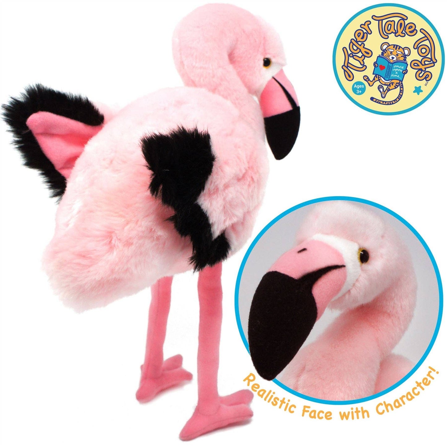 VIAHART Toy Co. - Fay The Flamingo | 13 Inch Stuffed Animal Plush - Dear John