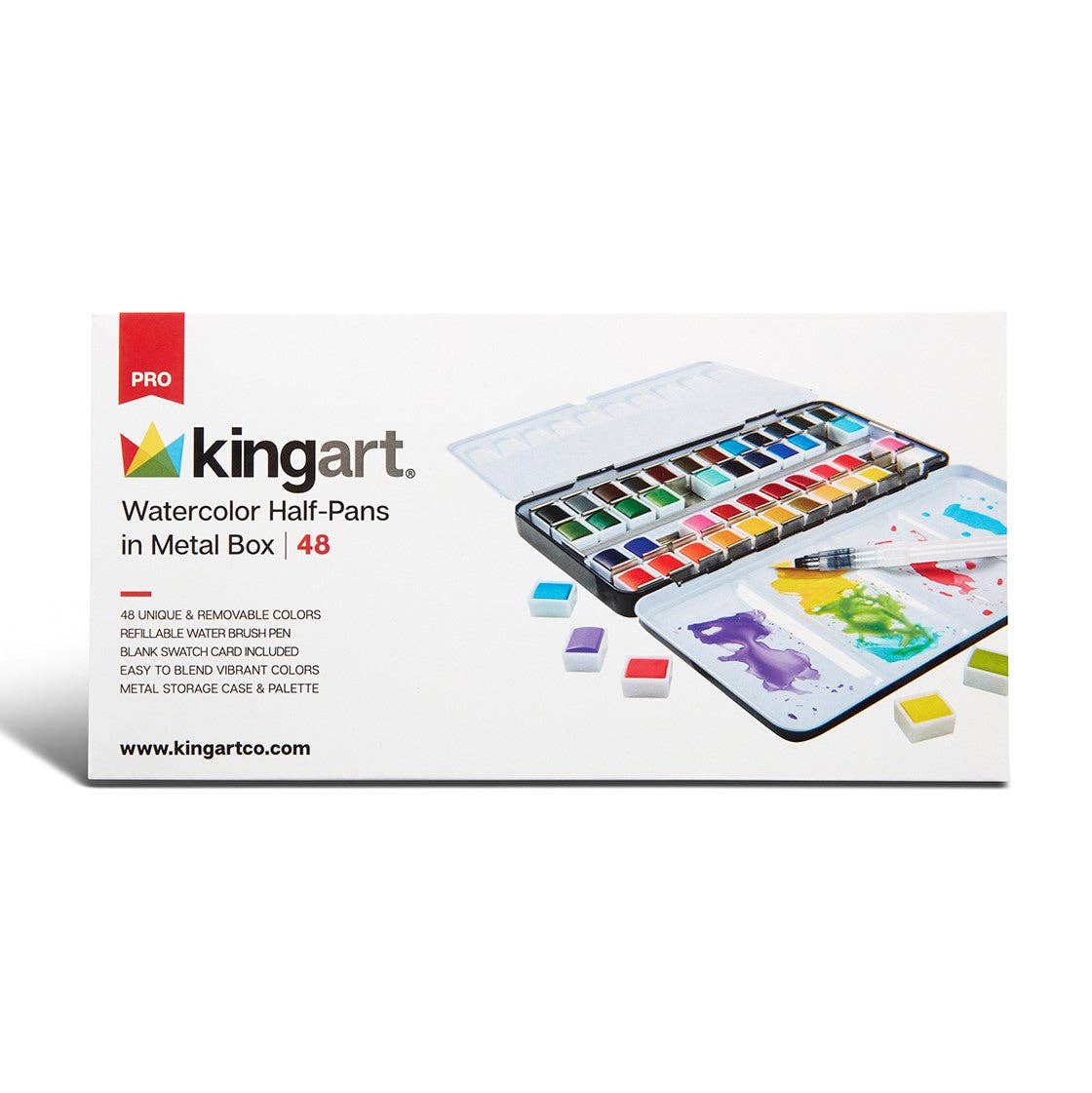Watercolor Half - Pans 48 Colors - Dear John