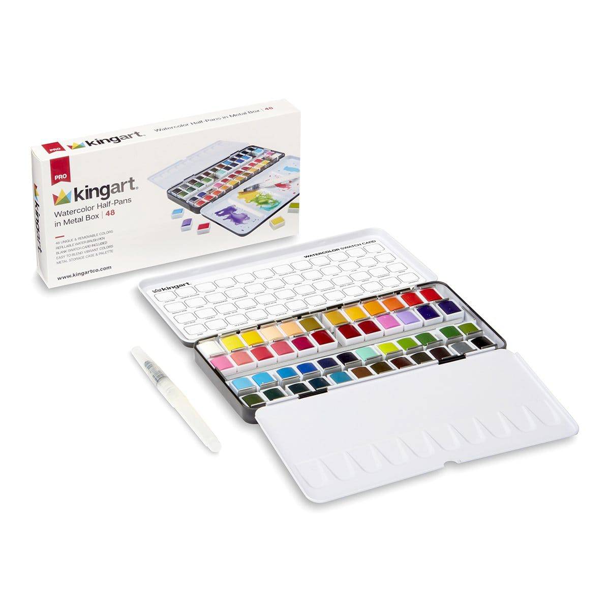 Watercolor Half - Pans 48 Colors - Dear John