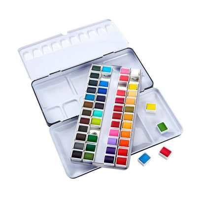 Watercolor Half - Pans 48 Colors - Dear John