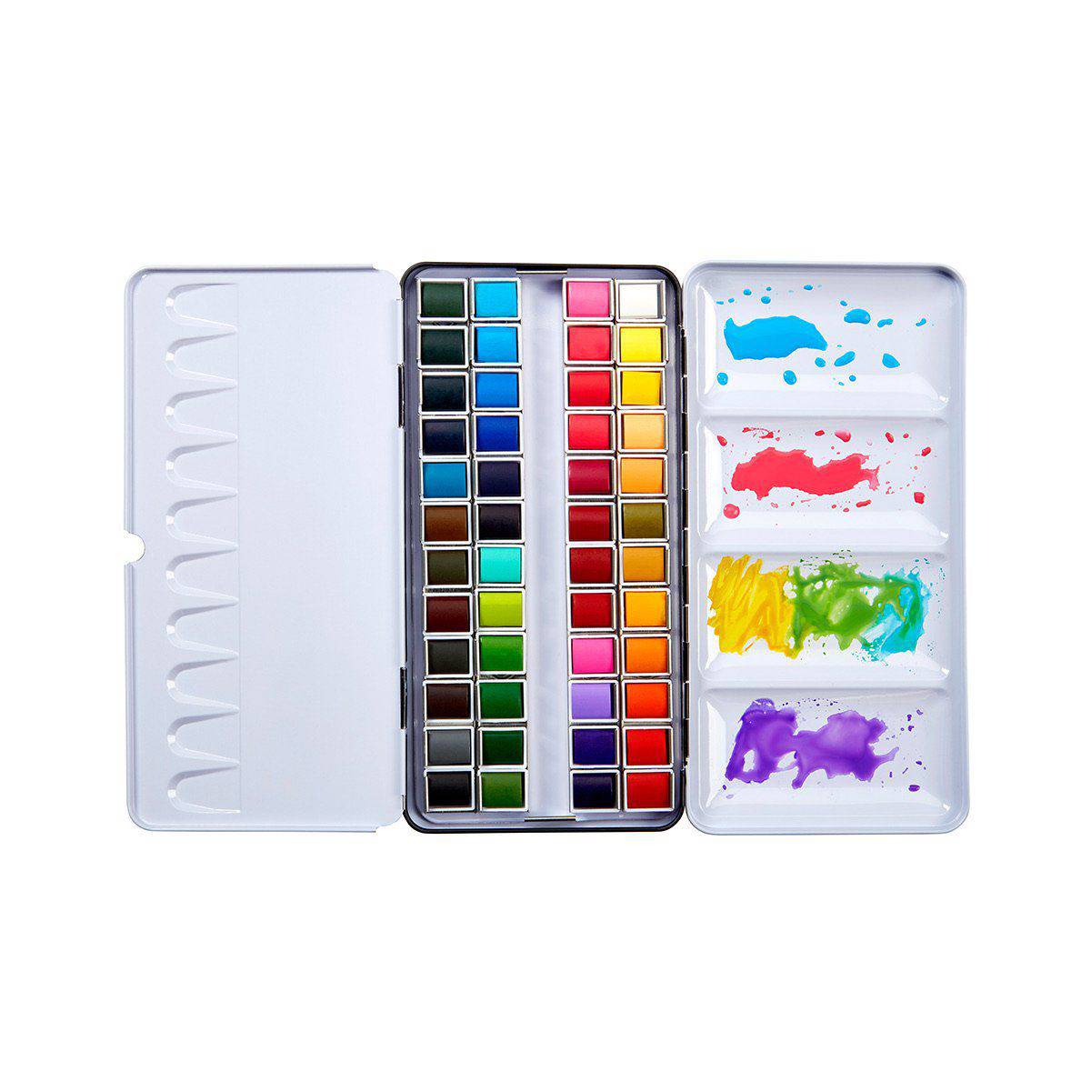 Watercolor Half - Pans 48 Colors - Dear John