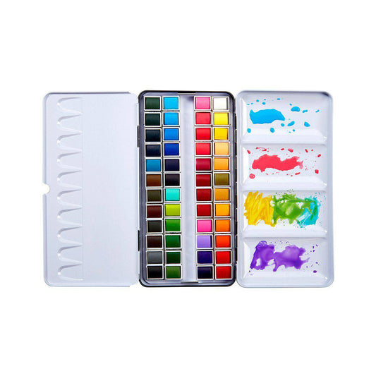 Watercolor Half - Pans 48 Colors - Dear John