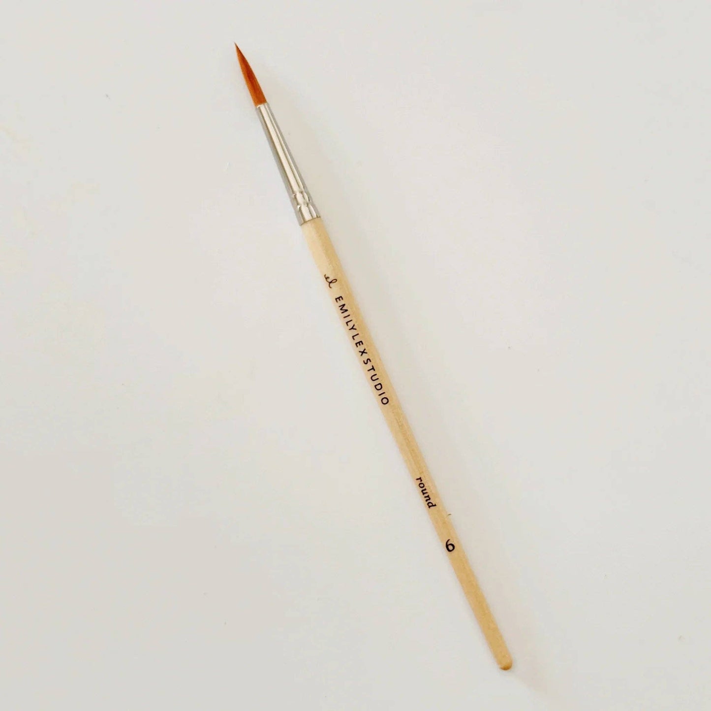 Watercolor paintbrush set of five wood brushes - Dear John