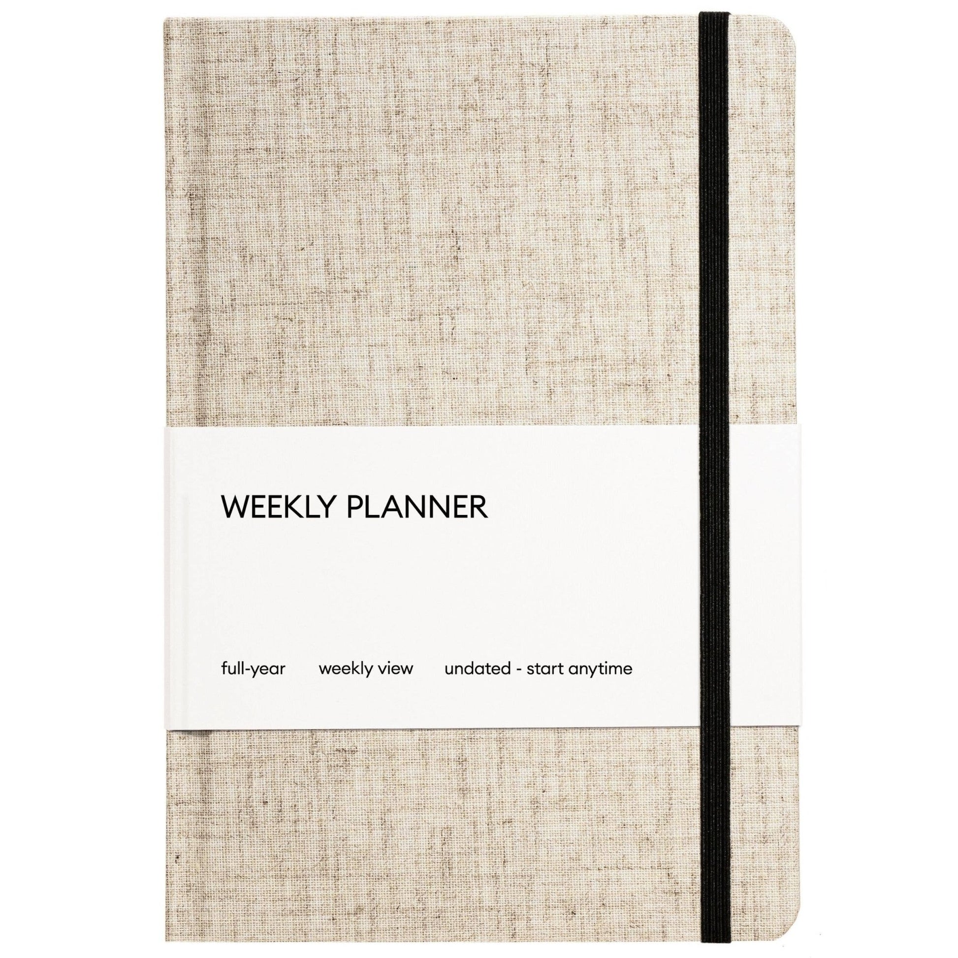 Weekly Planner Undated - Hardcover (Full Year) - Dear John