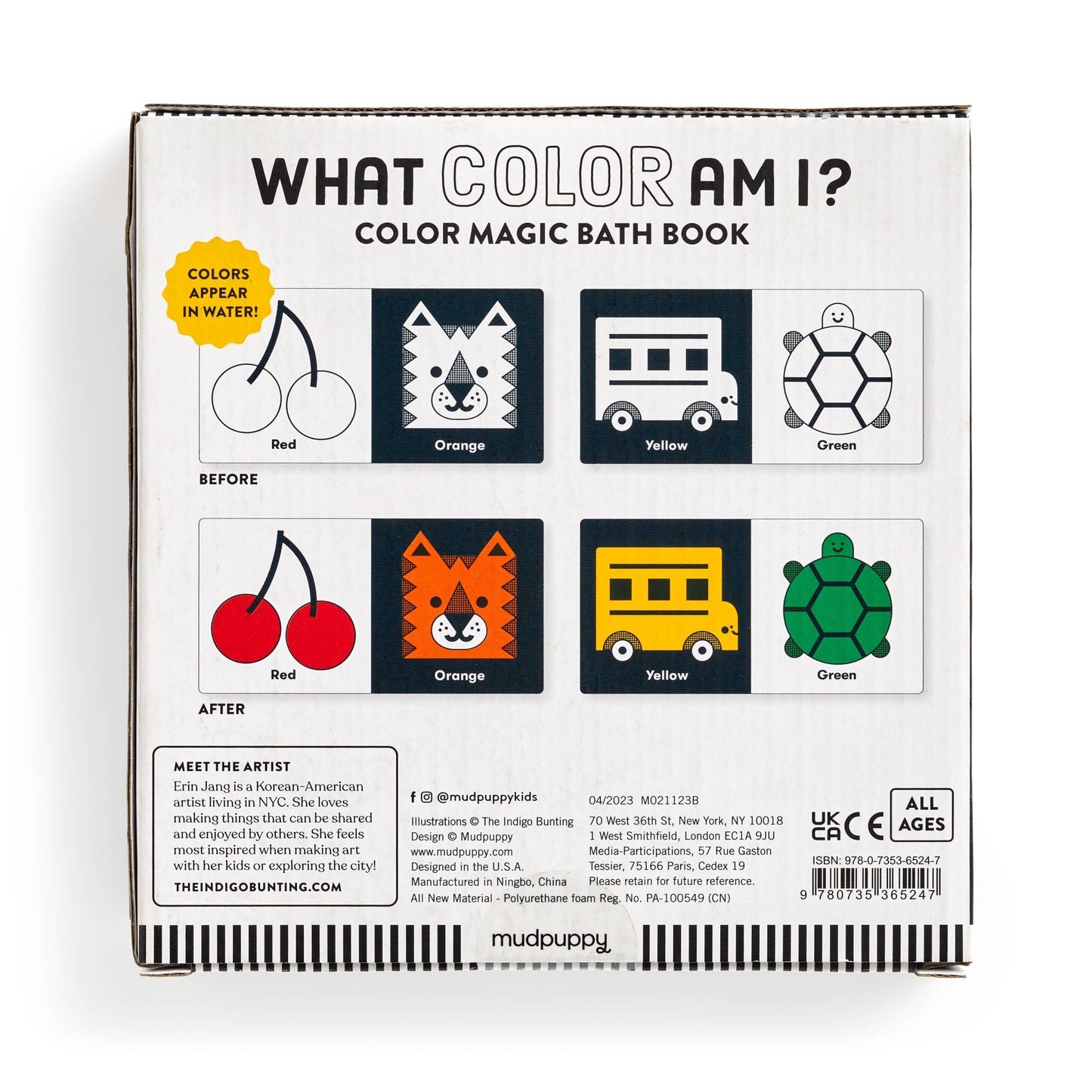 What Color Am I? Color Magic Bath Book - Dear John