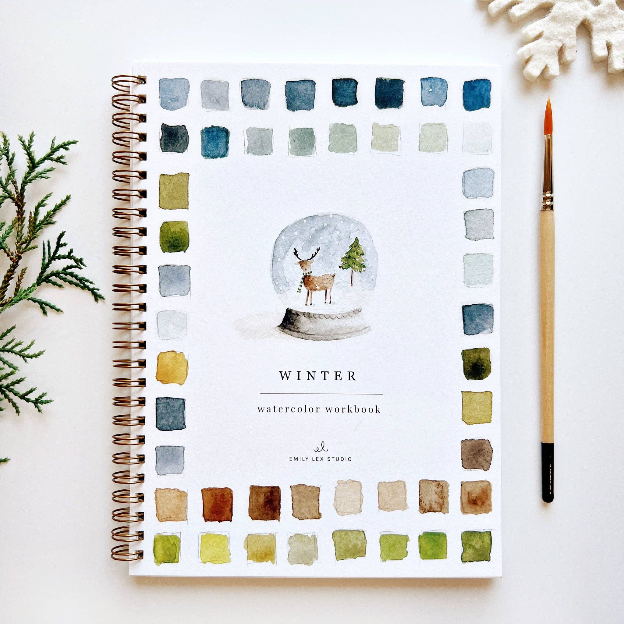 Winter watercolor workbook - Dear John