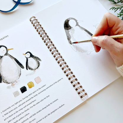 Winter watercolor workbook - Dear John