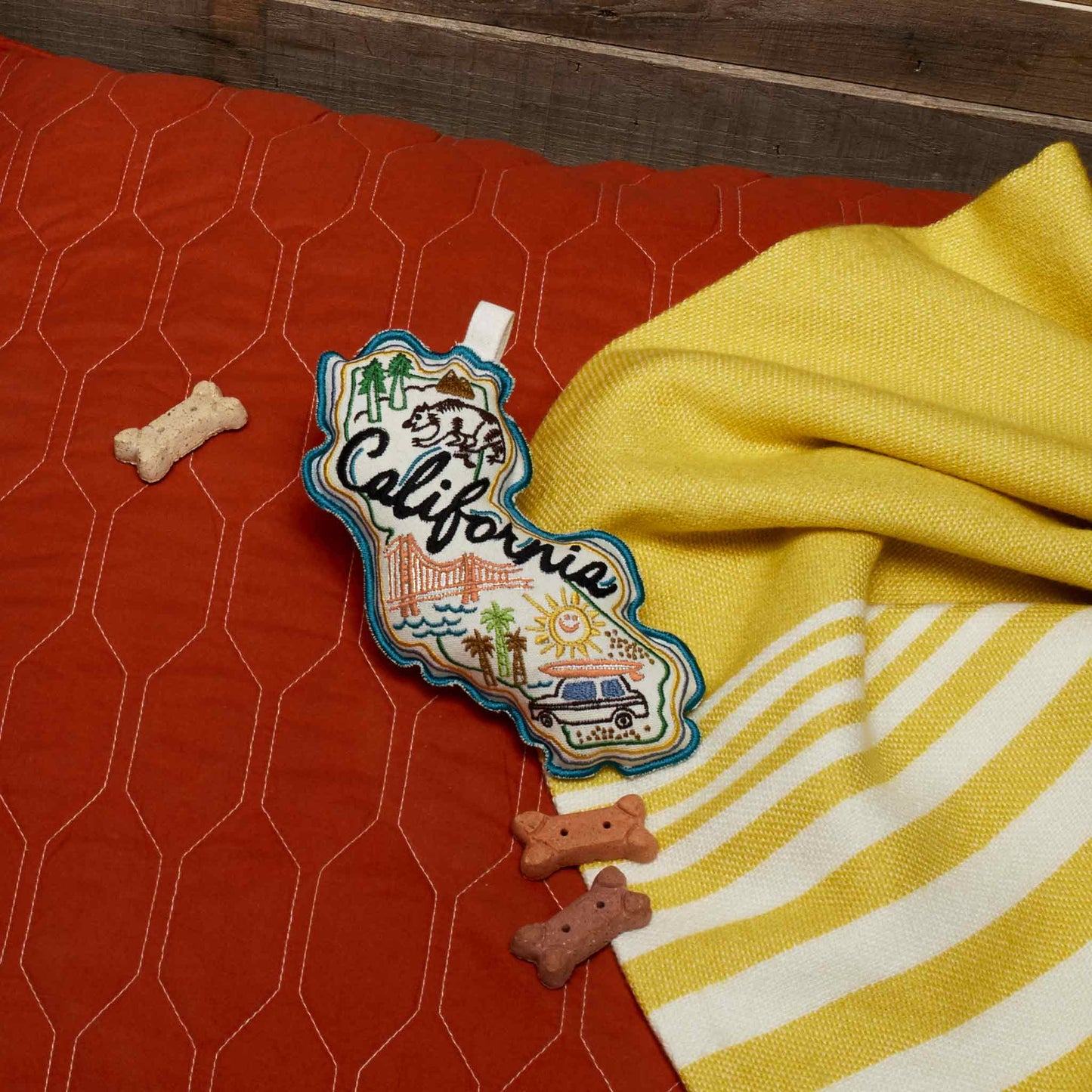 Wish You Were Here Dog Toy | California - Dear John