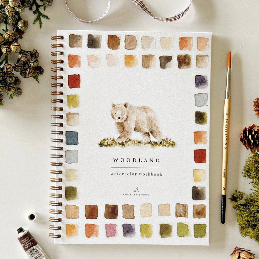 Woodland watercolor workbook - Dear John