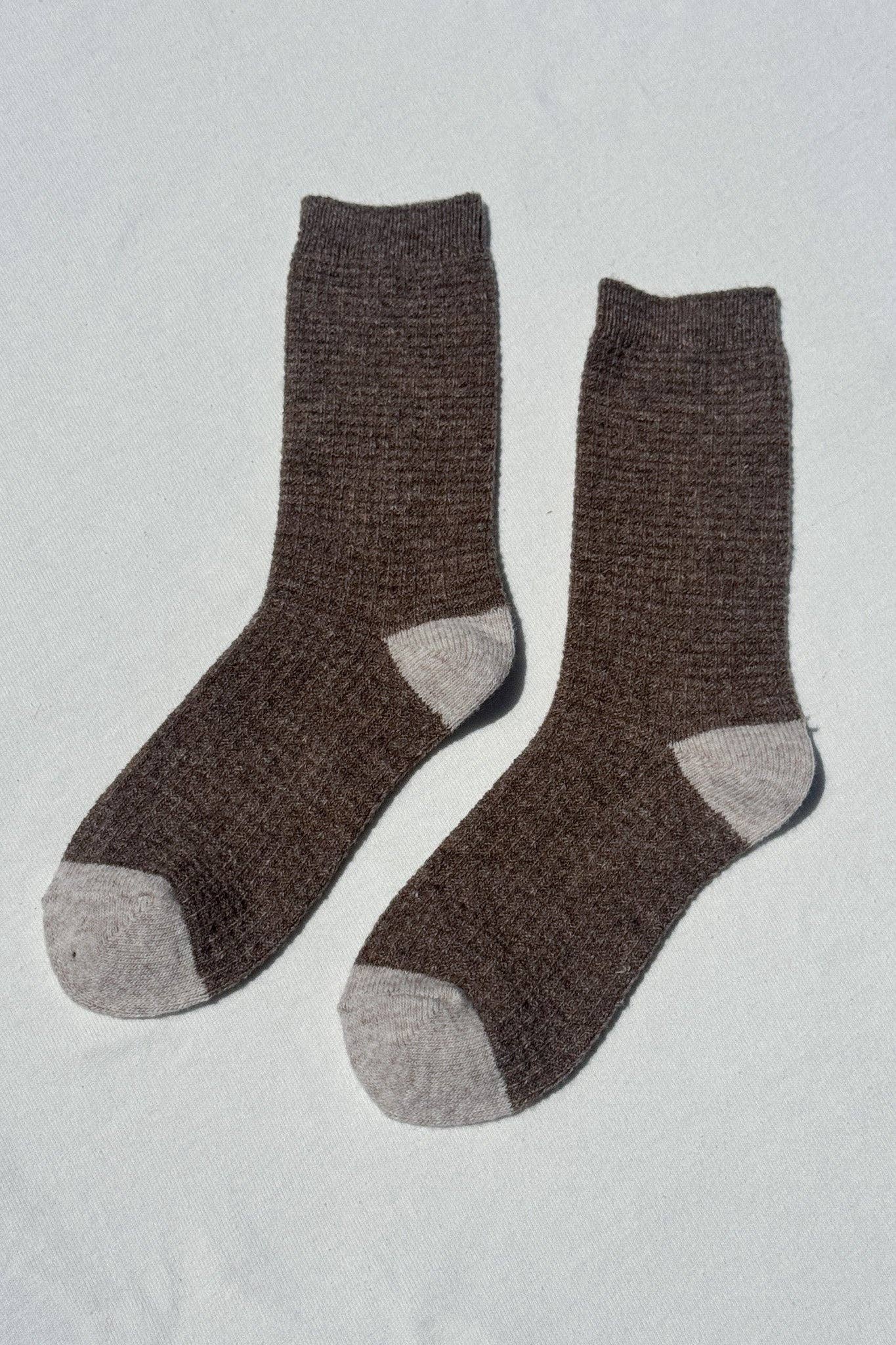 Wool Waffled Socks - Dear John