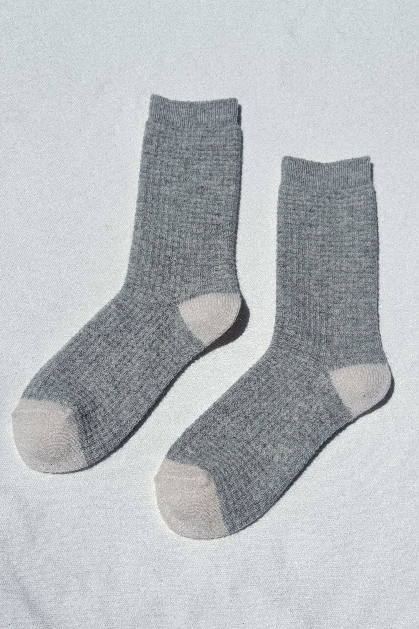 Wool Waffled Socks - Dear John