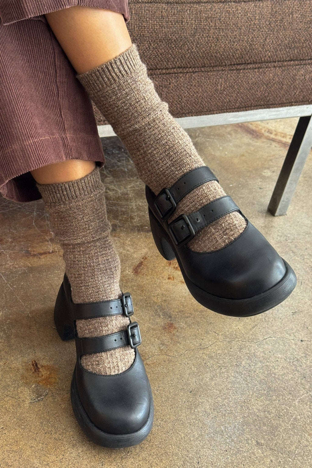 Wool Waffled Socks - Dear John
