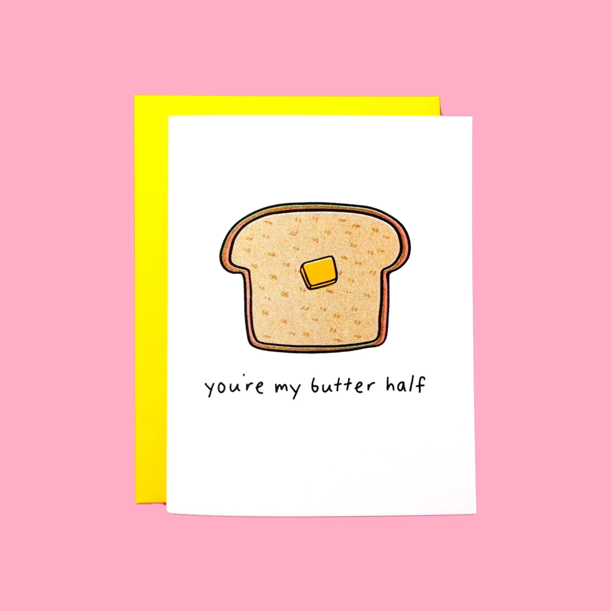 You're My Butter Half Risograph Card - Dear John