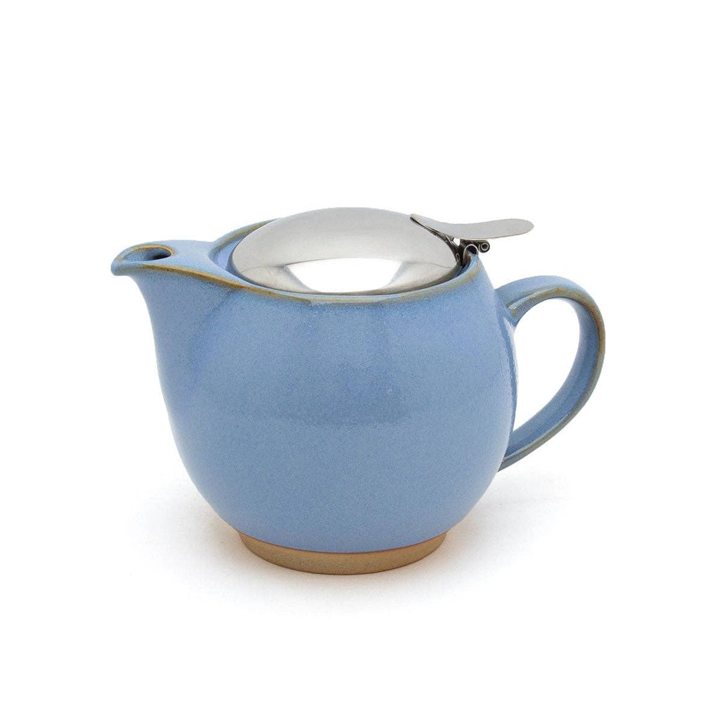 Zero Japan Round Ceramic Teapot 15oz Hydrangea Blue - Dear John
